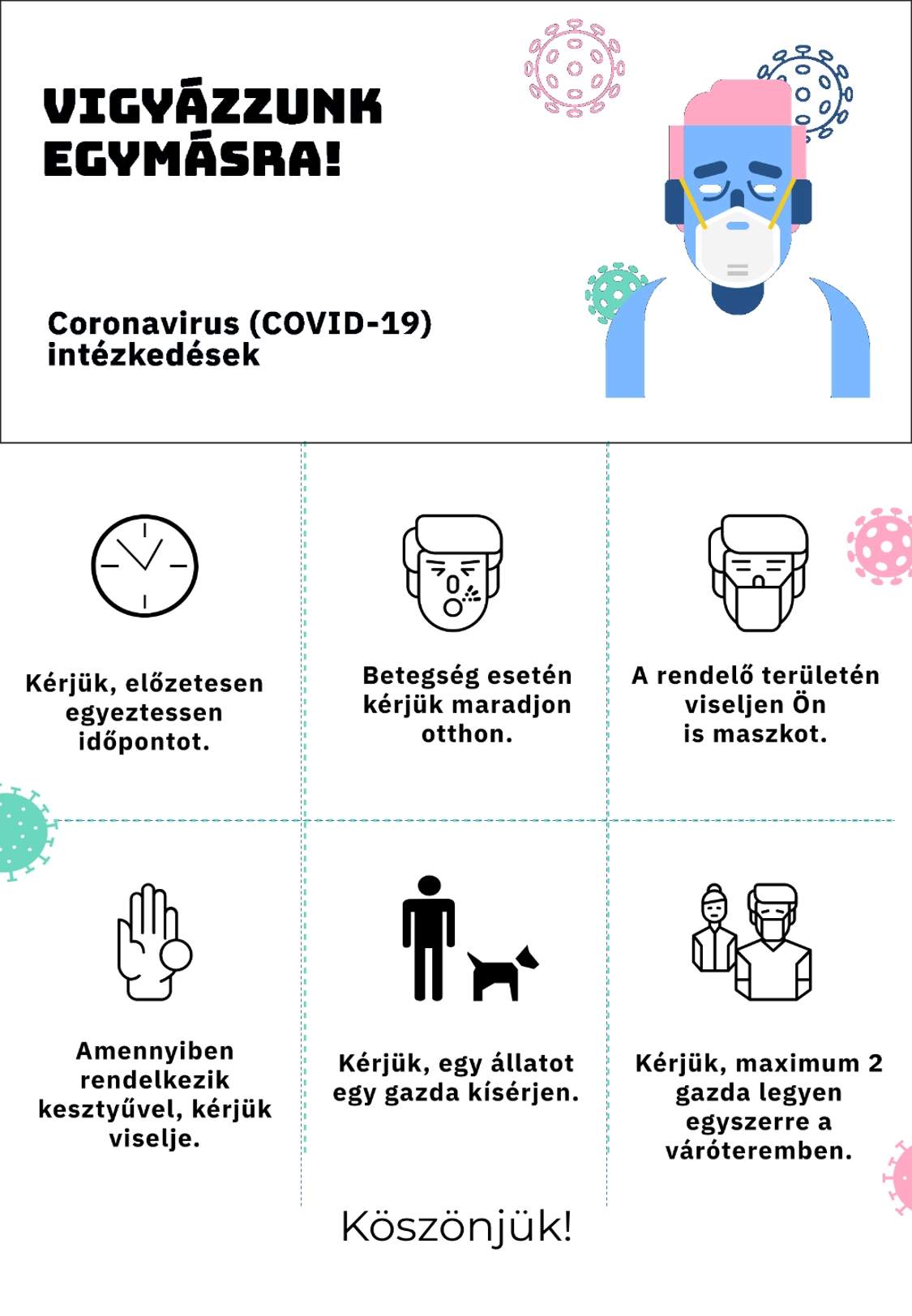 Állatorvosi Rendelő - Koronavírus tájékoztató Állatorvosi Rendelő - Koronavírus tájékoztató